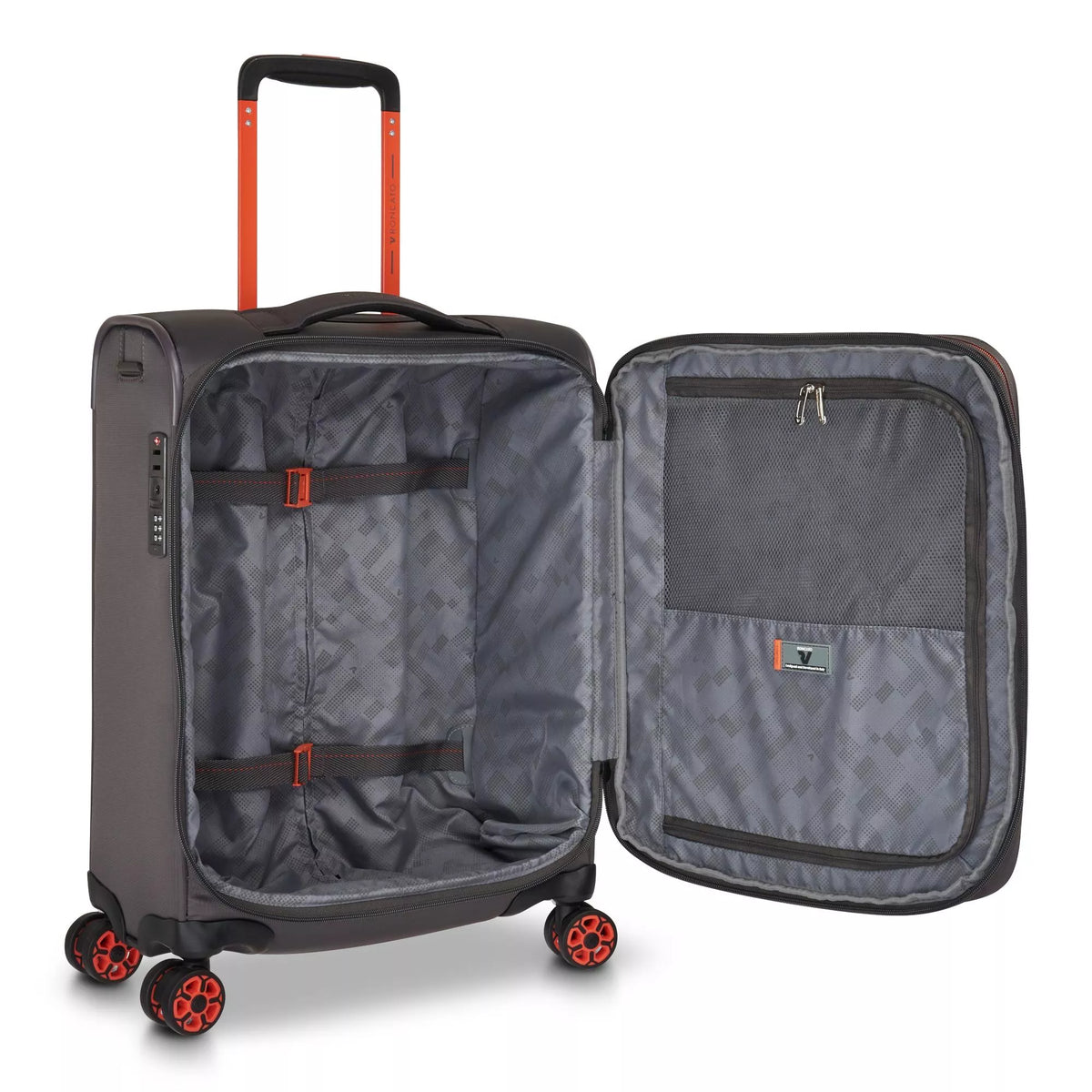 Navy Roncato Move Cabin Luggage 55cm, softside luggage – view 3