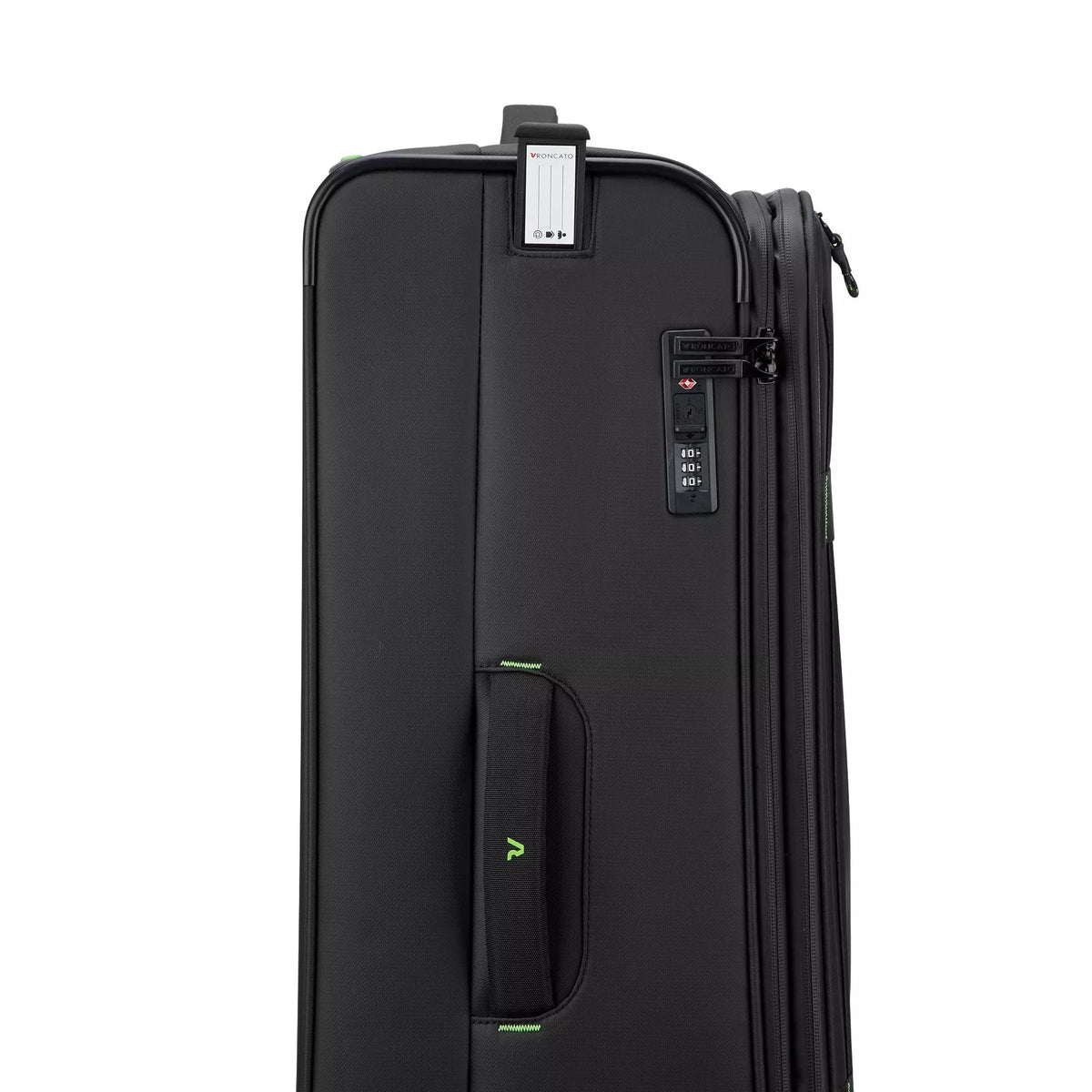 Black Roncato NORWAY Trolley, softside luggage polyester – view 7