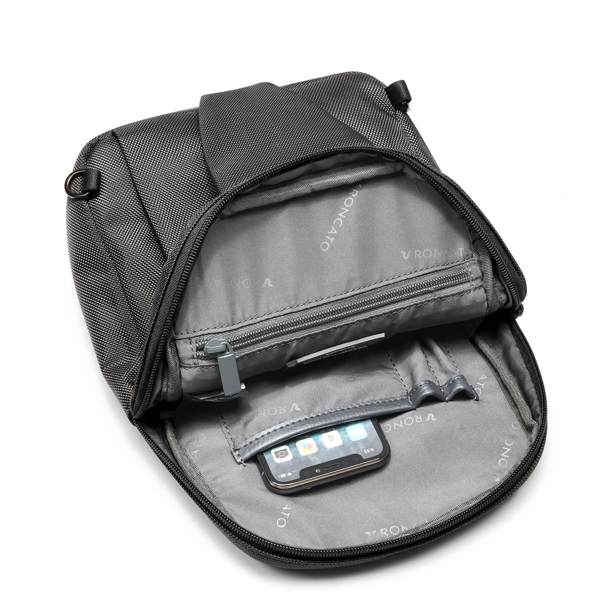 Navy Roncato Panama 4.0 Mono Sling Bag, backpack balistic nylon – view 7
