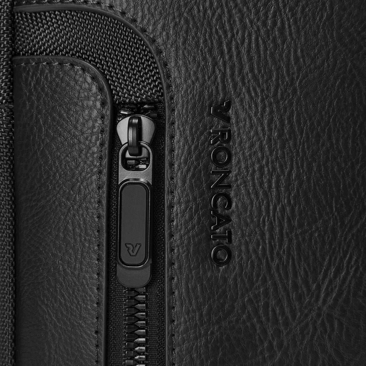 Black Roncato Panama 4.0 Rectangular & Slim Crossbody, balistic nylon – view 5