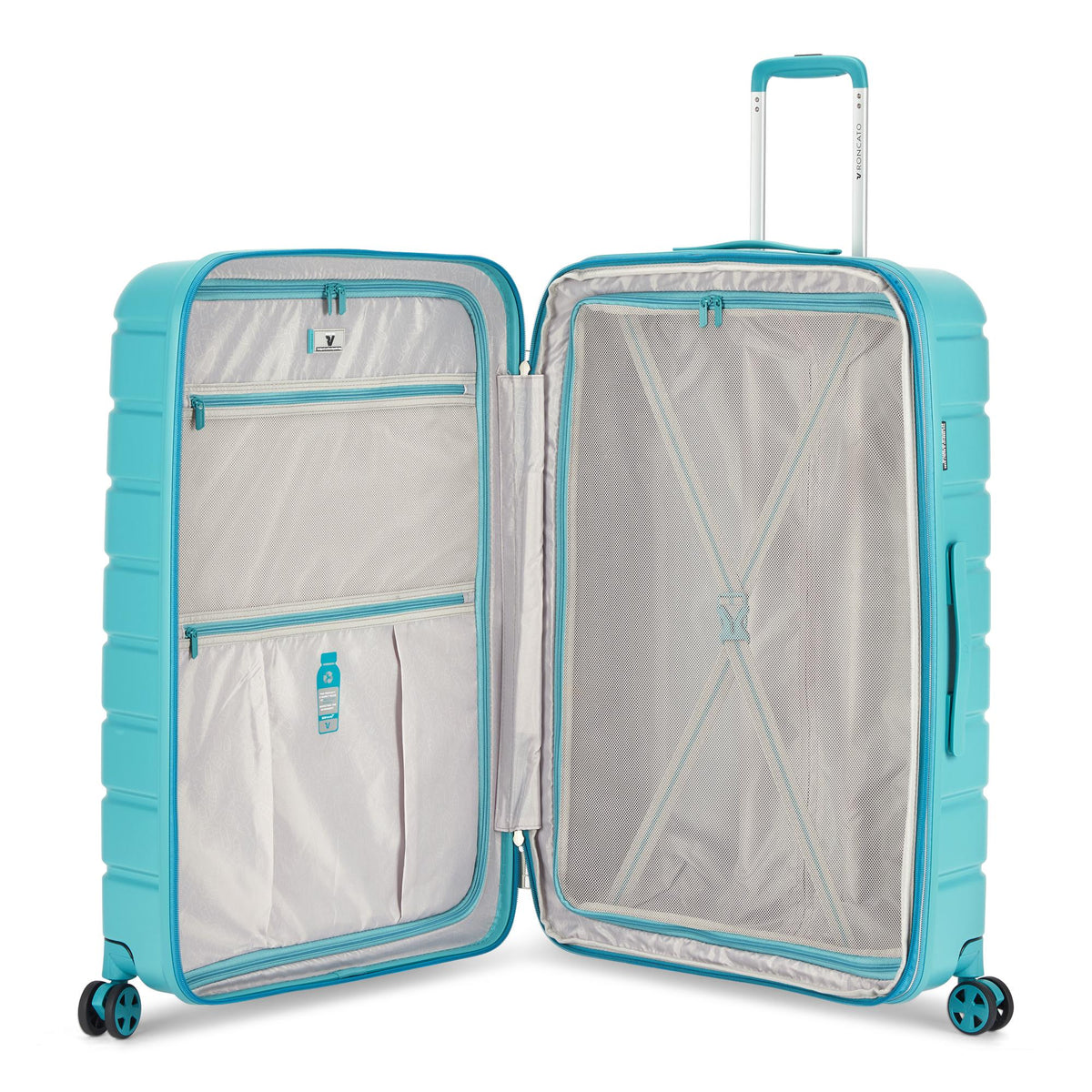Green Roncato Relife Large Spinner Expandable 78 Cm With Detachable Wheels, hardside luggage – view 6