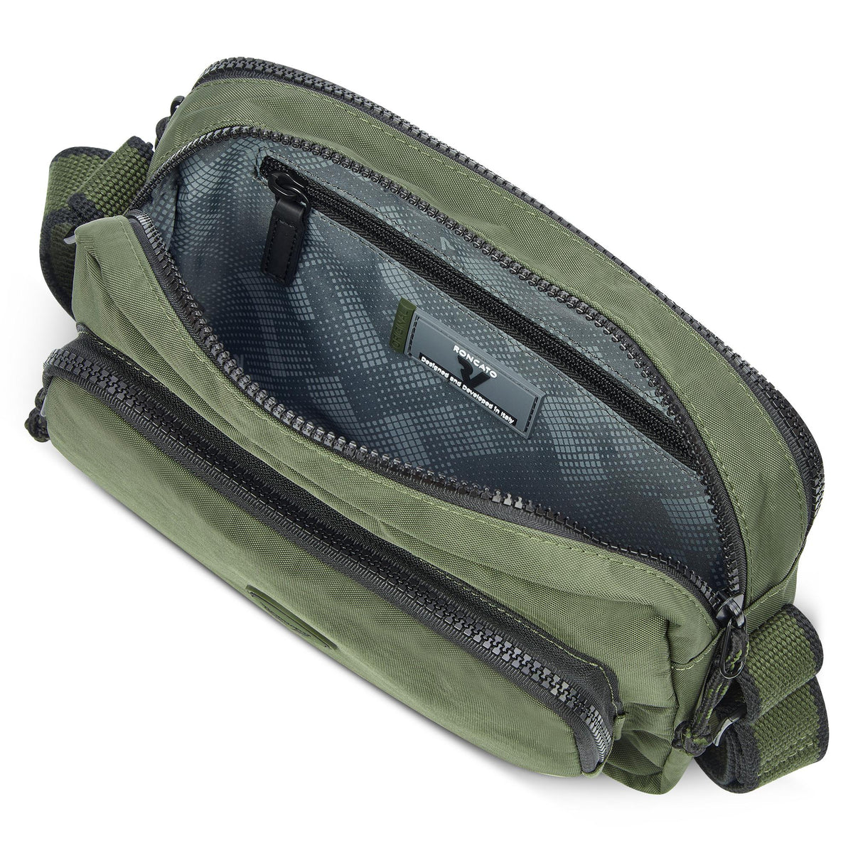 White Roncato Rolling Crossbody, nylon – view 4
