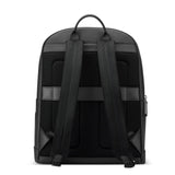 Black Roncato Sidney 14" Laptop Backpack, natural leather – view 3