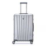 Off White Roncato UNO AL Medium spinner, hardside luggage aluminium
