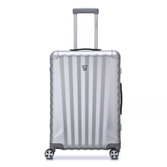 Off White Roncato UNO AL Medium spinner, hardside luggage aluminium