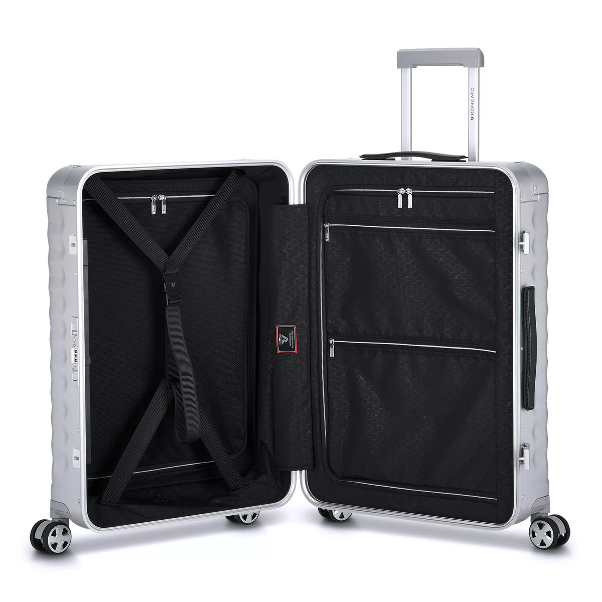 Off White Roncato UNO AL Medium spinner, hardside luggage aluminium – view 5