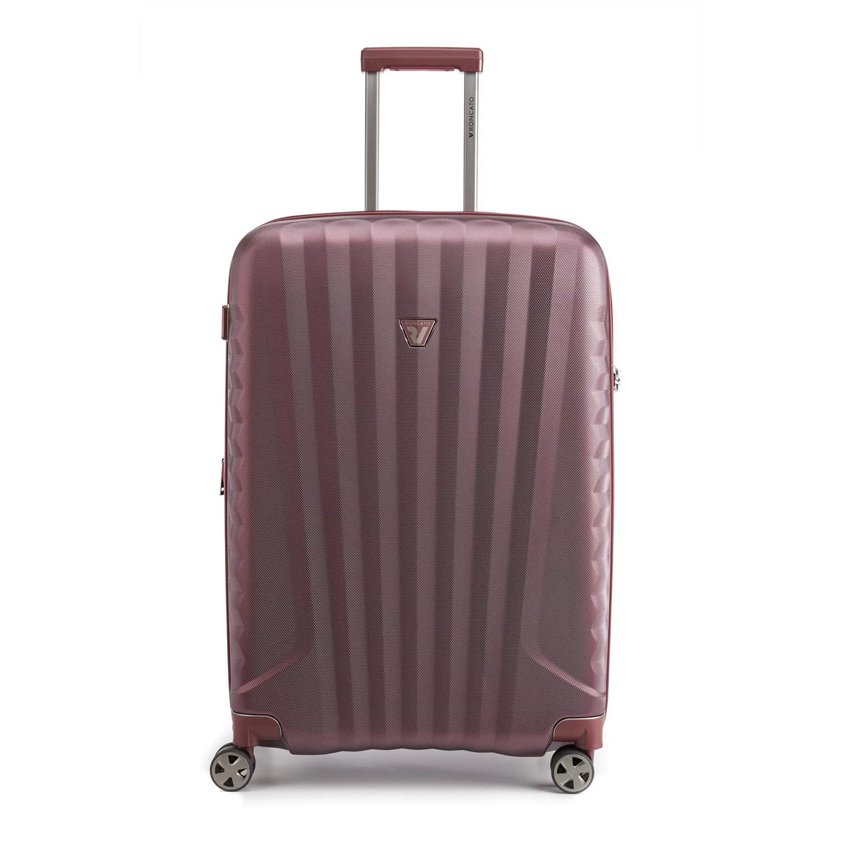 Burgundy Roncato UNO PREMIUM 3.0 Medium spinner, hardside luggage polycarbonate