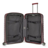 Burgundy Roncato UNO PREMIUM 3.0 Medium spinner, hardside luggage polycarbonate – view 3
