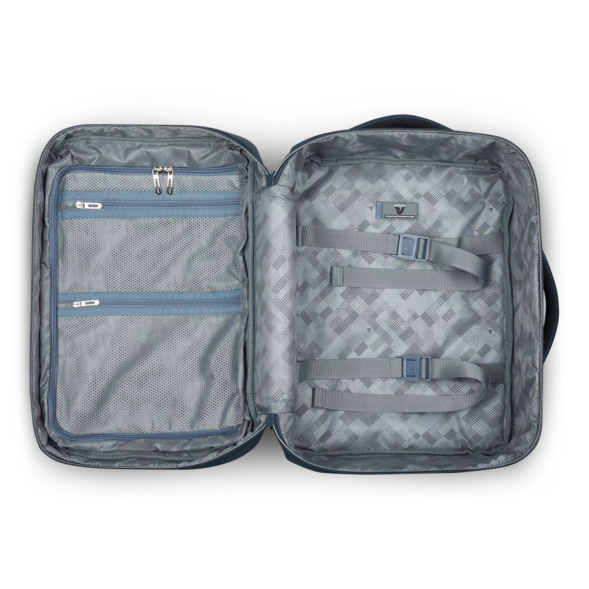 Navy Roncato WANDERLINE Travel backpack, polyester – view 5