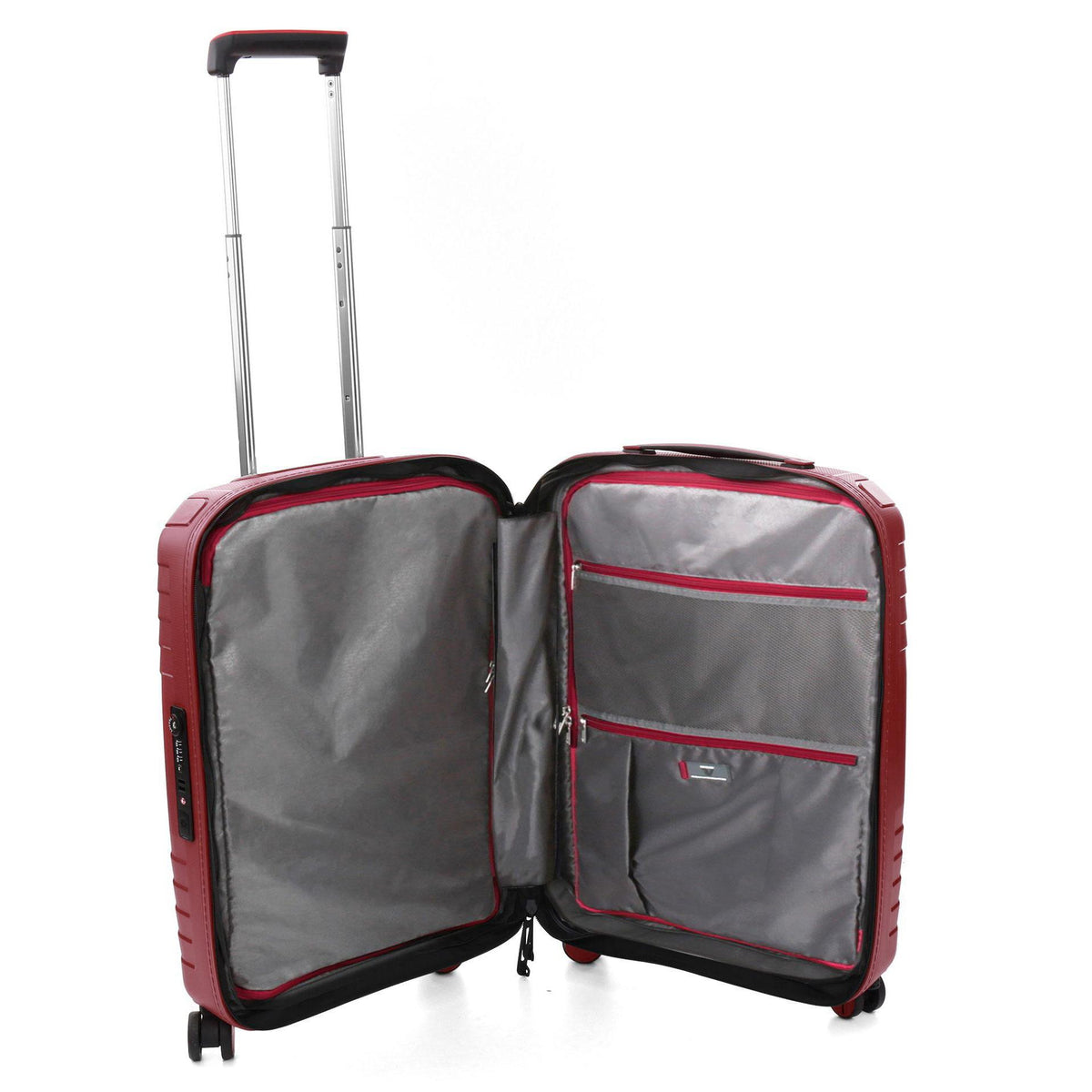 Burgundy Roncato Ypsilon Cabin Trolley Expandable, hardside luggage – view 9