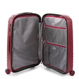 Burgundy Roncato Ypsilon Expandable Large Trolley, hardside luggage – view 3