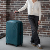 Green Roncato Ypsilon Expandable Large Trolley, hardside luggage