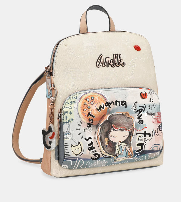 Fun & Music Backpack with front pocket Anekke Fun & Music