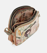 Amazonia crossbody bag with 3 compartments