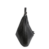 Black Abro Nana Shoulder Bag, natural leather – view 3