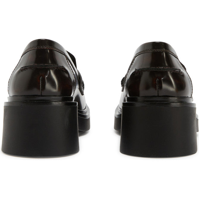Black Furla College Loafer T.35, shoes natural leather – view 4