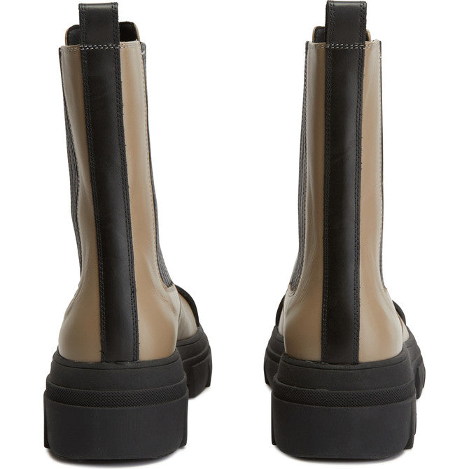 Beige Furla Gum Chelsea Boot, shoes natural leather – view 4