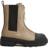 Beige Furla Gum Chelsea Boot, shoes natural leather – view 5