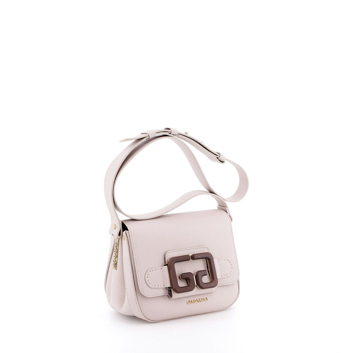Beige Gironacci Mini Sholder bag 2370, shoulder bag natural leather
