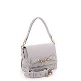 Silver Gironacci Shoulder Bag 2434, natural leather