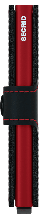 Secrid Miniwallet Matte Black&Red