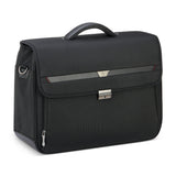 Black Roncato Biz 4.0 15.6" Laptop Briefcase, polyester