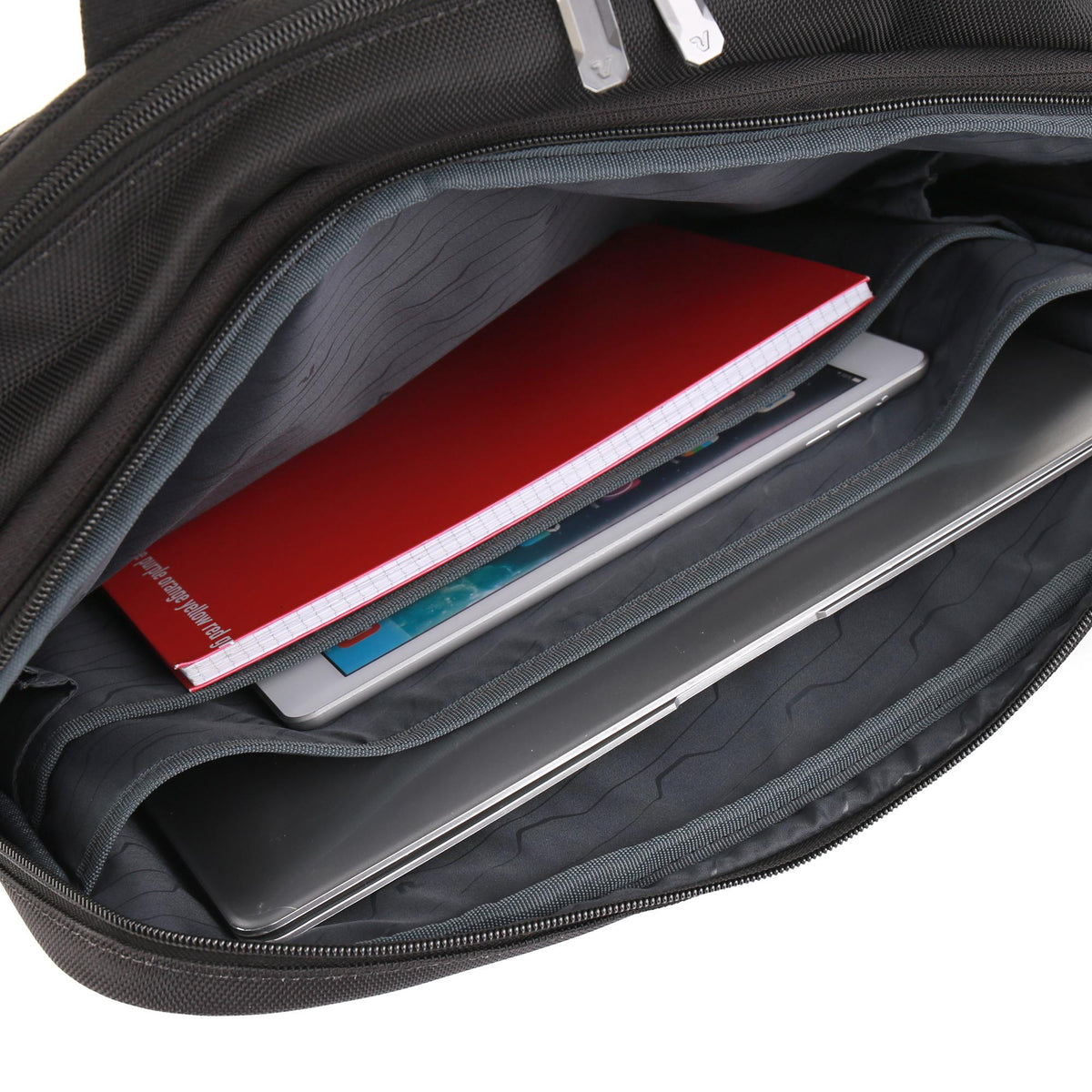 Black Roncato Biz 4.0 15.6" Laptop Briefcase, polyester – view 7
