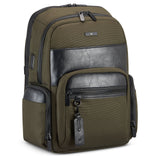 Green Roncato Nevada 15.6" Laptop Backpack, balistic nylon