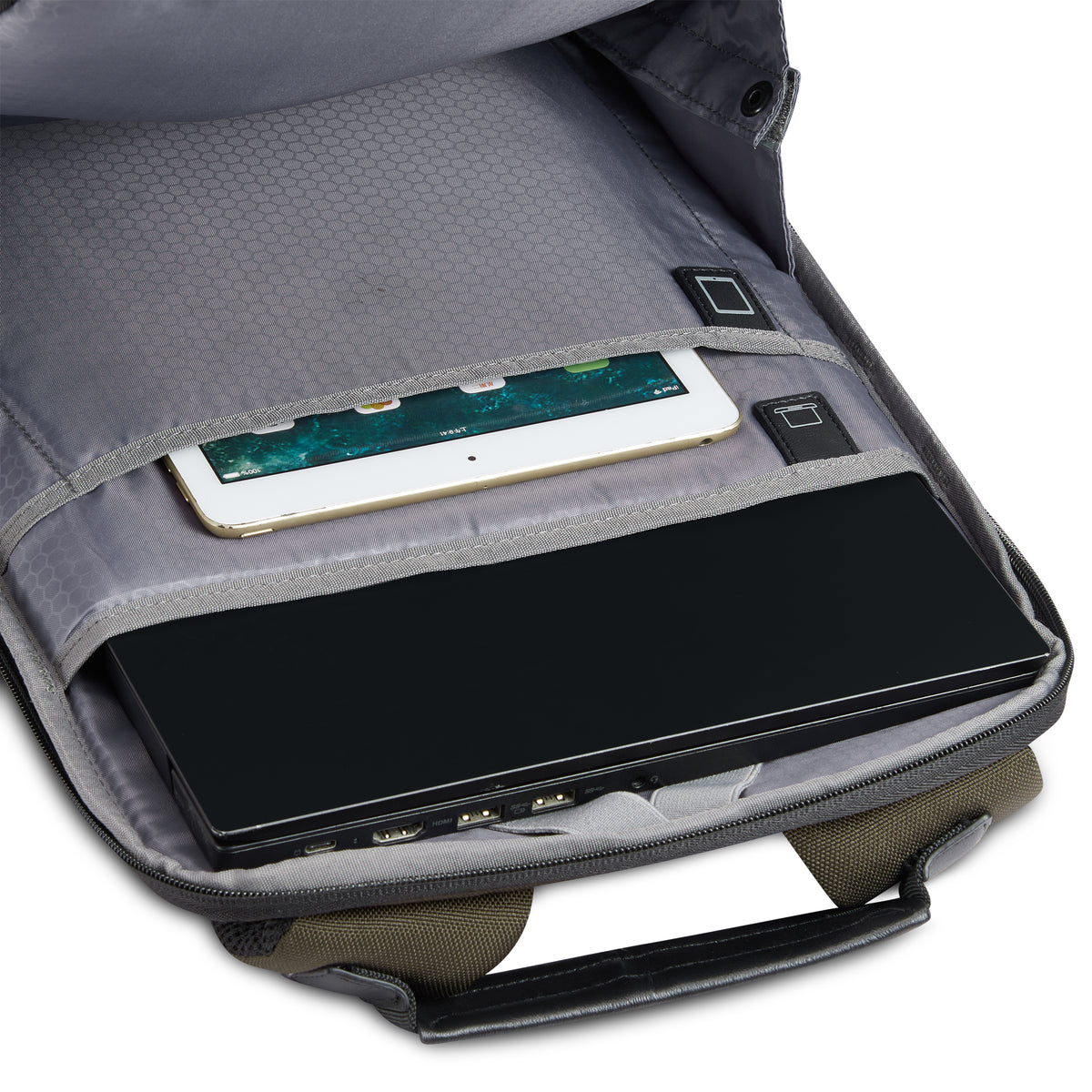 Green Roncato Nevada 15.6" Laptop Backpack, balistic nylon – view 5