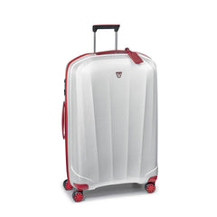 Silver Roncato We-Glam Large Trolley, hardside luggage polypropylene