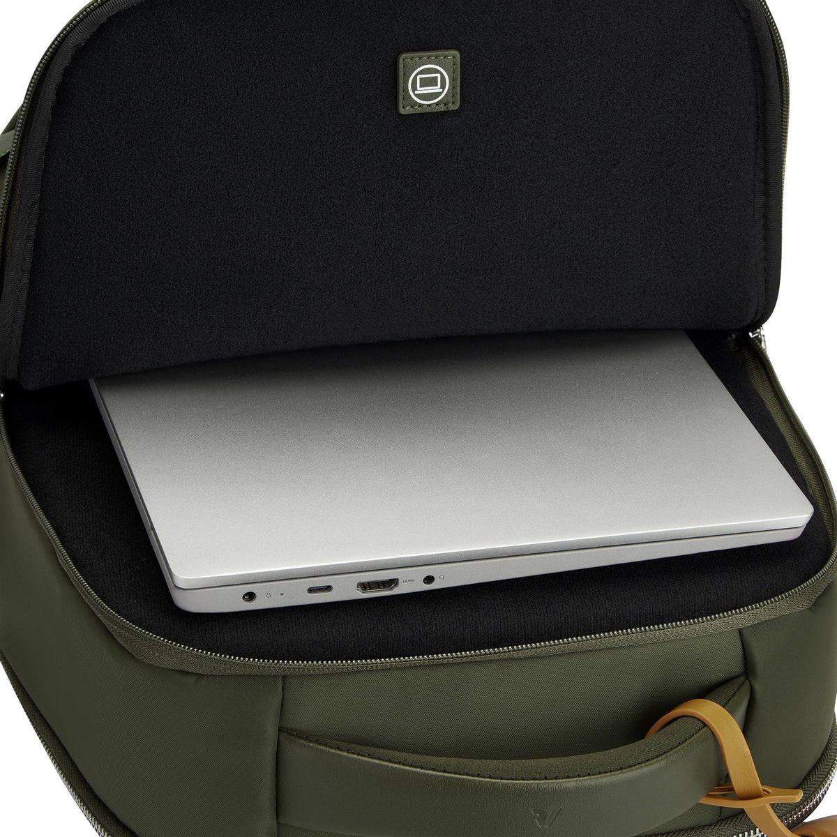 Green Roncato Woman Biz Laptop Backpack 15.6", nylon – view 4