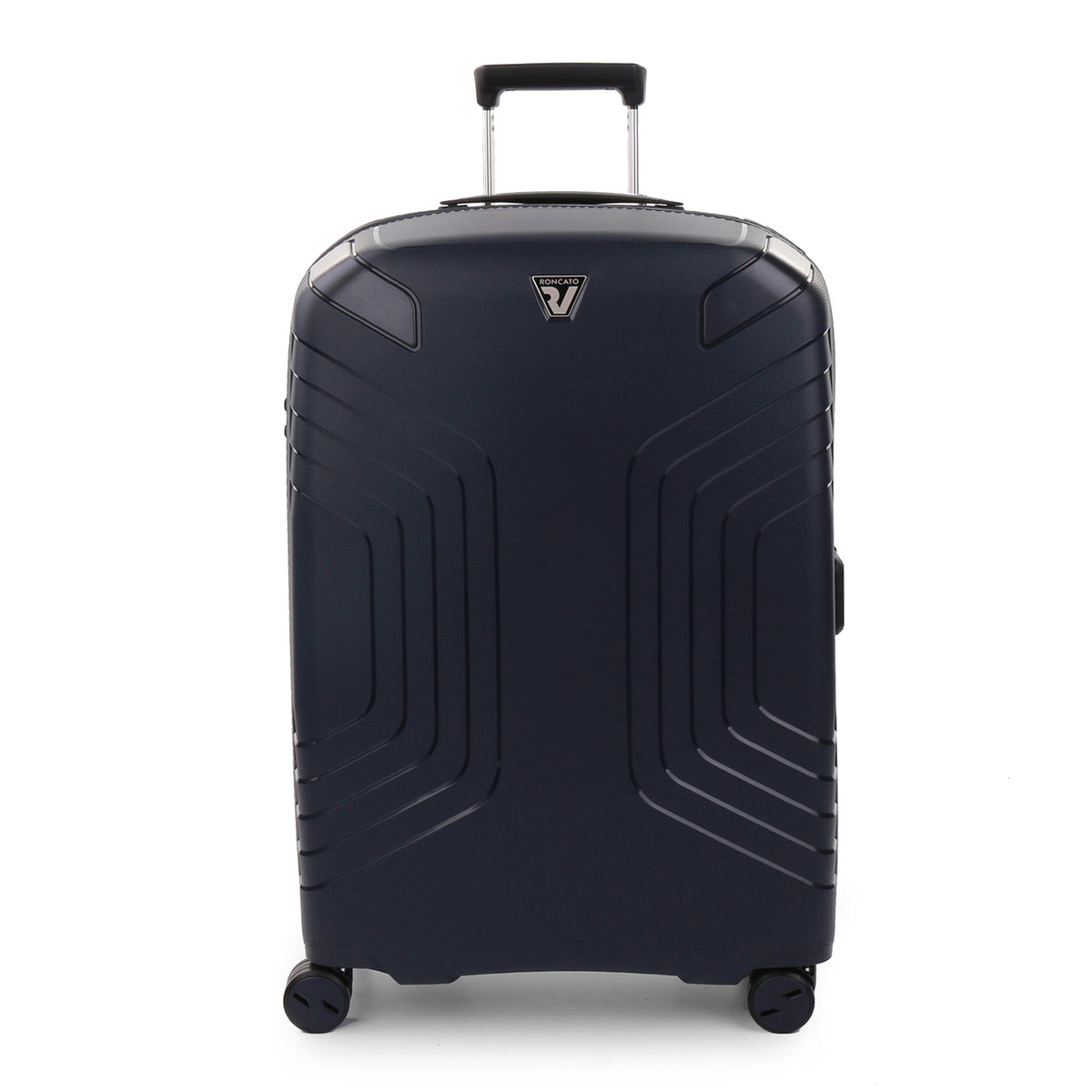Blue Roncato Ypsilon Expandable Large Trolley, hardside luggage polypropylene