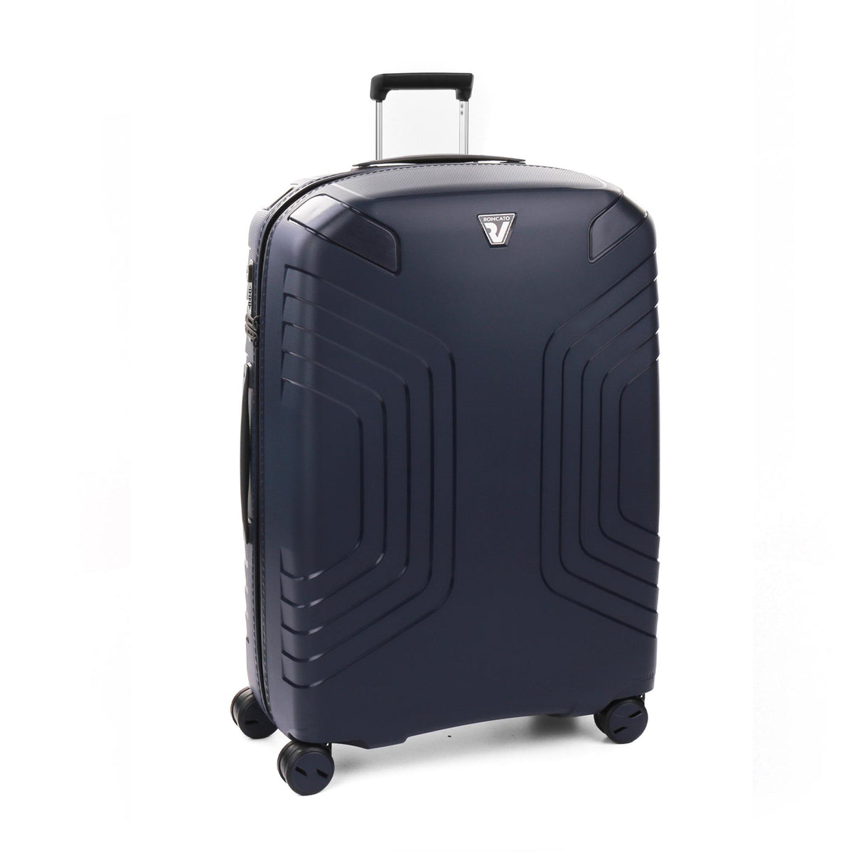 Blue Roncato Ypsilon Expandable Large Trolley, hardside luggage polypropylene – view 2