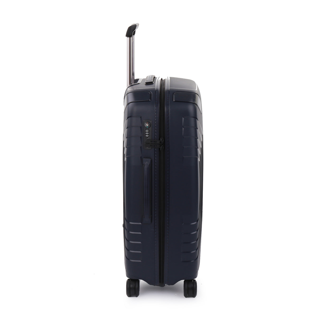Blue Roncato Ypsilon Expandable Large Trolley, hardside luggage polypropylene – view 3
