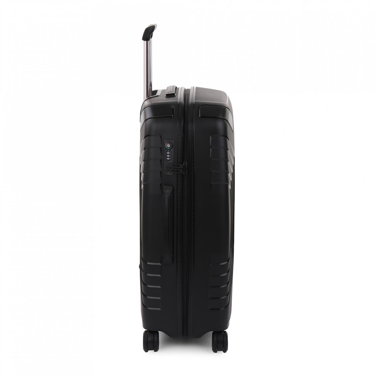 Black Roncato Ypsilon Medium Expandable Trolley, hardside luggage – view 3
